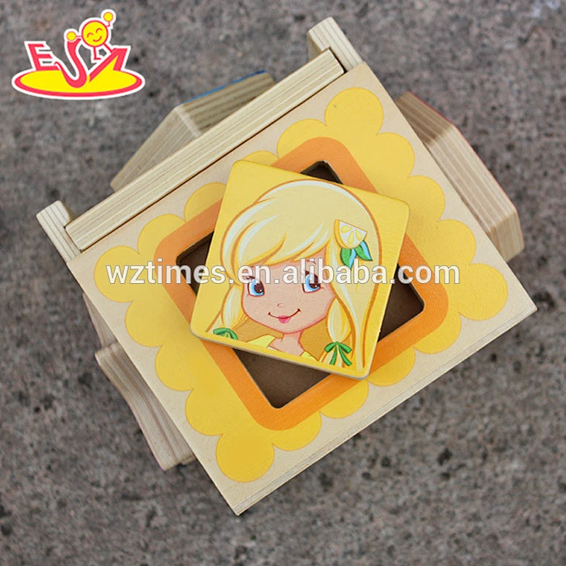 Wholesale educational wooden box toy for kids W11C012