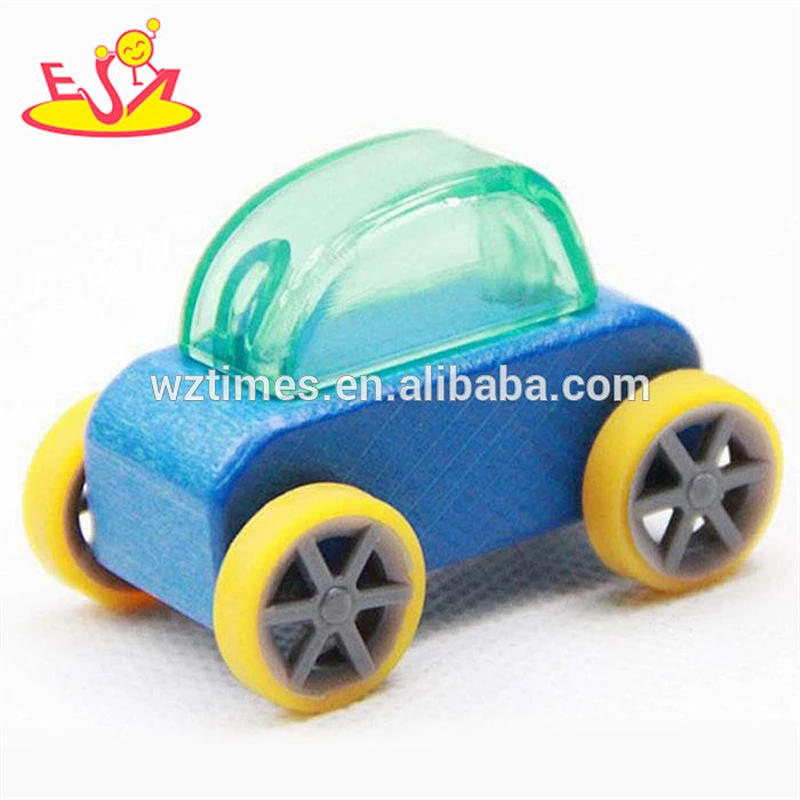 wholesale hot sale wooden mini car toy newly fashionable wooden mini car toy for kids W04A180B