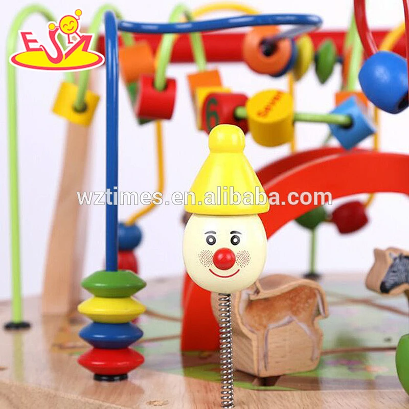 wholesale top quality wooden baby walker wheels cheap outdoor wooden baby walker wheels W16E056
