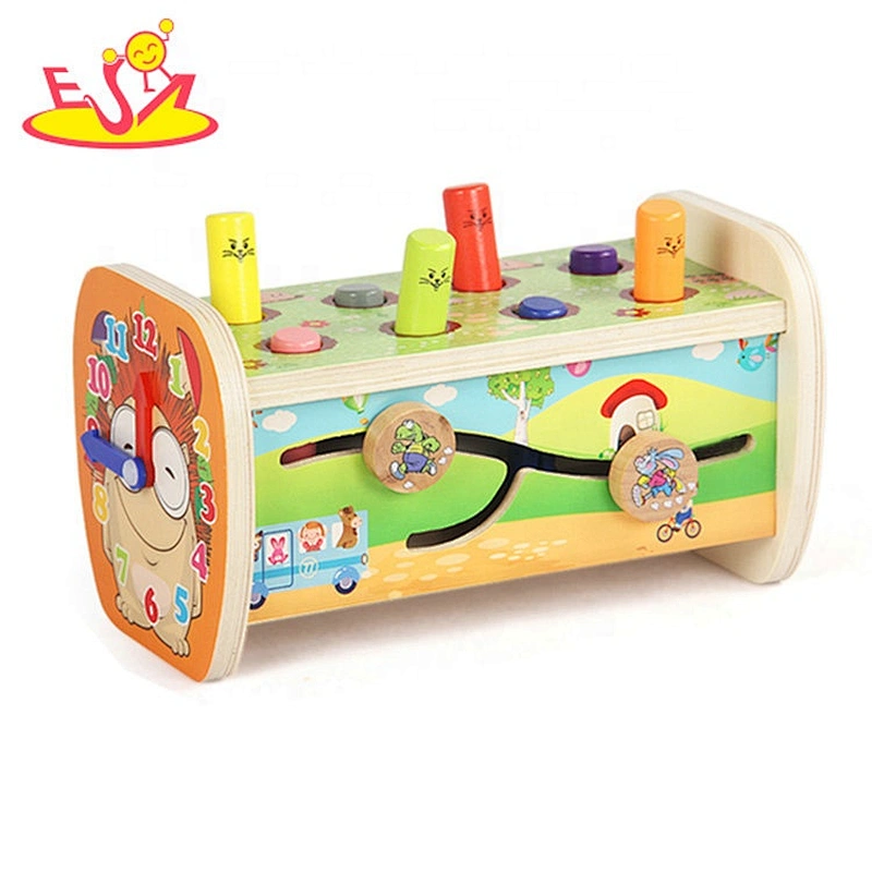 Most popular funny wooden baby hammer toy for wholesale W11G066