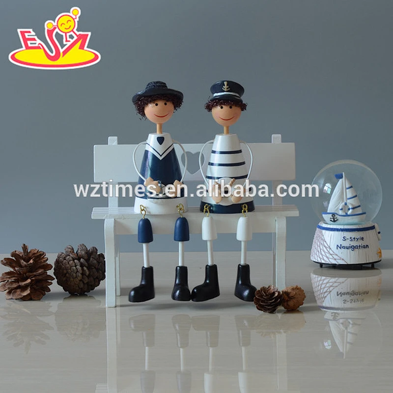 2018 New design wooden mini decoration toy children wooden mini decoration toy lovely wooden mini decoration toy W02A159
