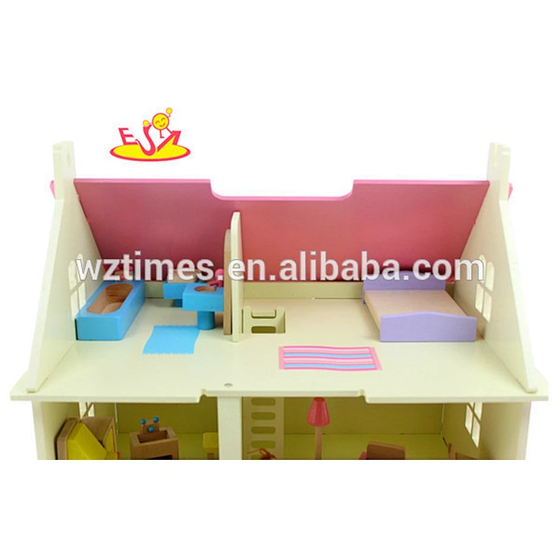 top quality wonderful toddler wooden dollhouse for sale W06A097