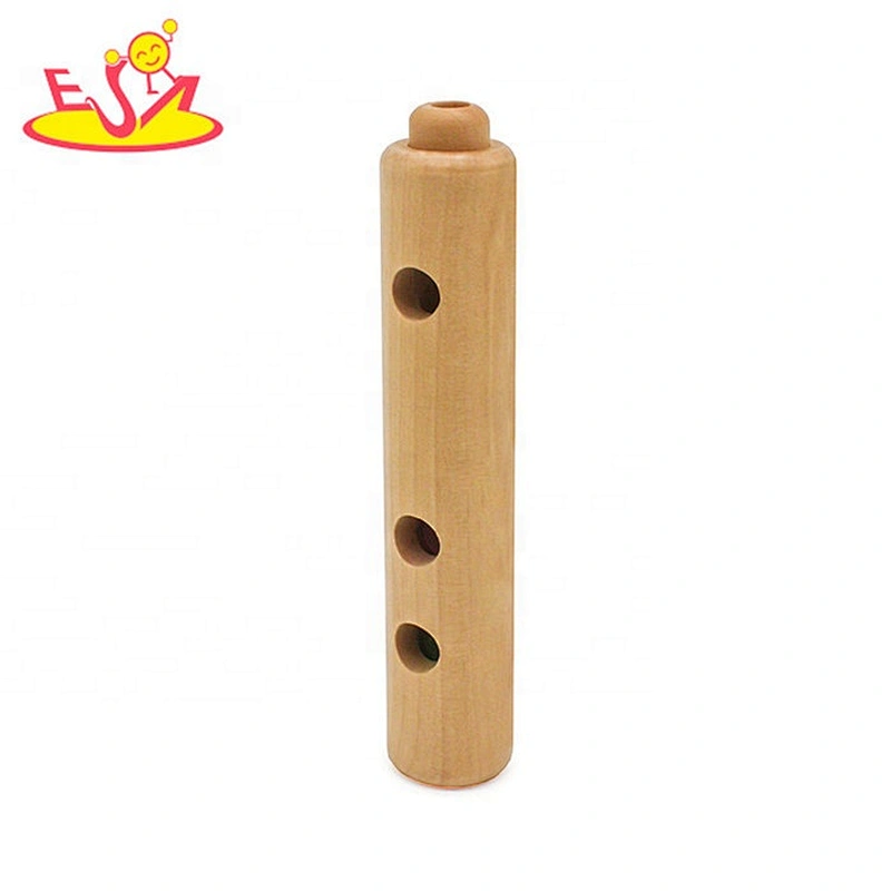 Wholesale educational wooden kids toy flute for preschoolers W07D015