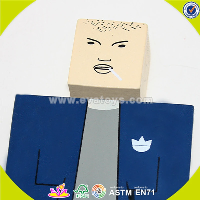 wholesale cheap baby toy wooden puppet best sale children toy wooden puppet W06D060