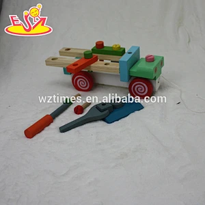 2018 best design educational children wooden toy screws for sale W03C026