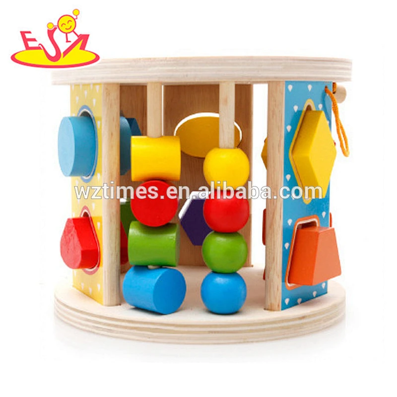 wholesale baby wooden shape sorter toys multi-functional kids wooden shape sorter toys W12D066
