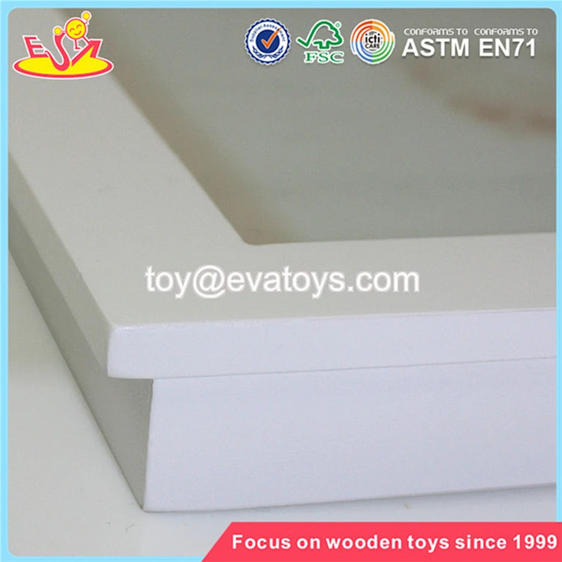 Wholesale new fashion lovely square wooden picture frame for kids W09A010