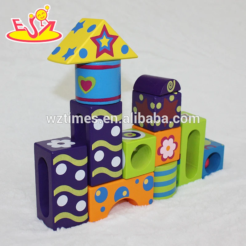 wholesale high quality educational children wooden blocks for sale W13A108