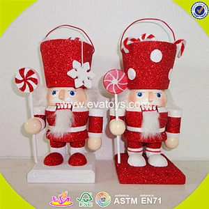 Wholesale fancy toddler wooden nutcracker, inexpensive household wooden nutcracker ,best gift nutcracker W02A013