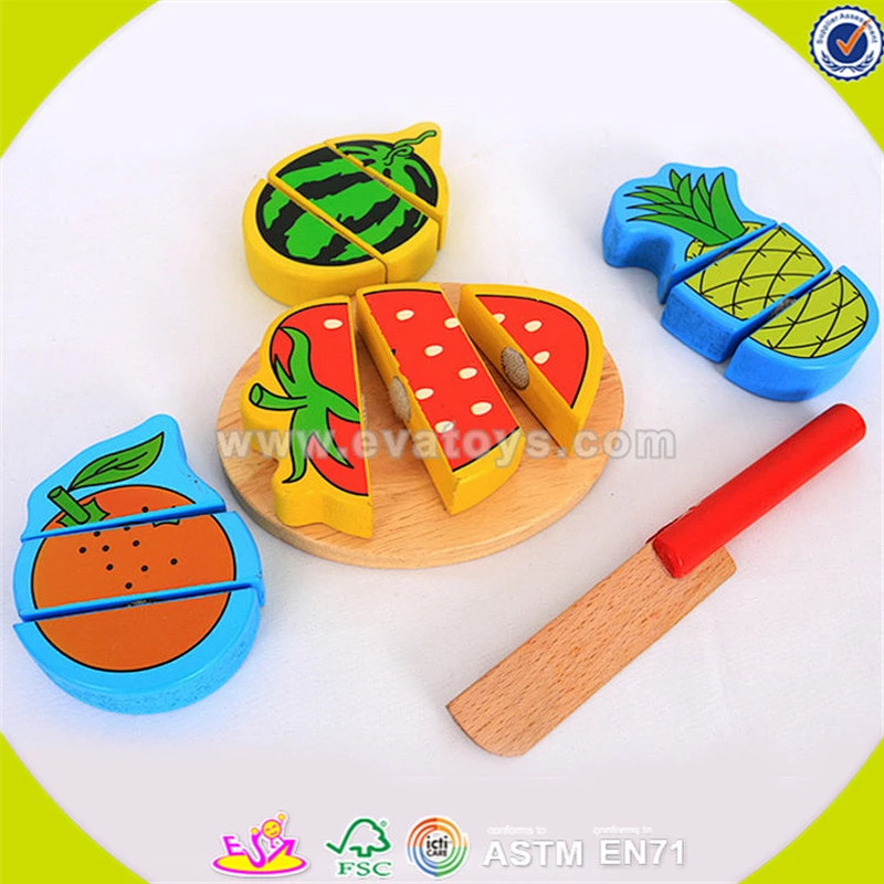wholesale wooden furit cutting toy creative wooden furit cutting toy beautiful children wooden furit cutting toy W10B037