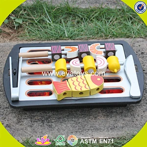 New design kids educational wooden BBQ toy children wooden BBQ toy W10D135