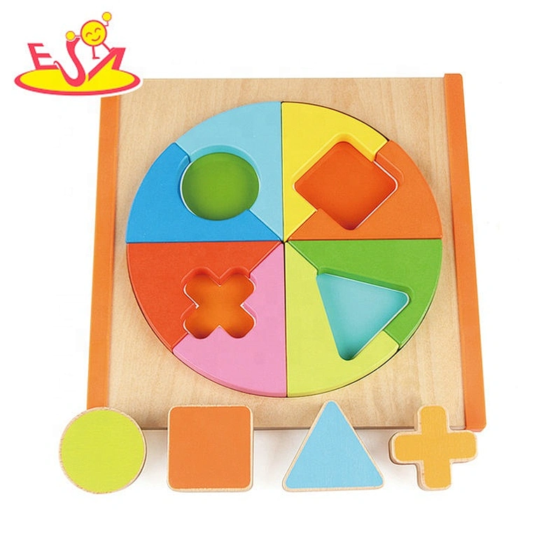 wholesale educational wooden geometry board games for kids W12F049
