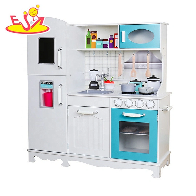 2019 Best sale kids big wooden frozen kitchen toys for pretend play W10C466C