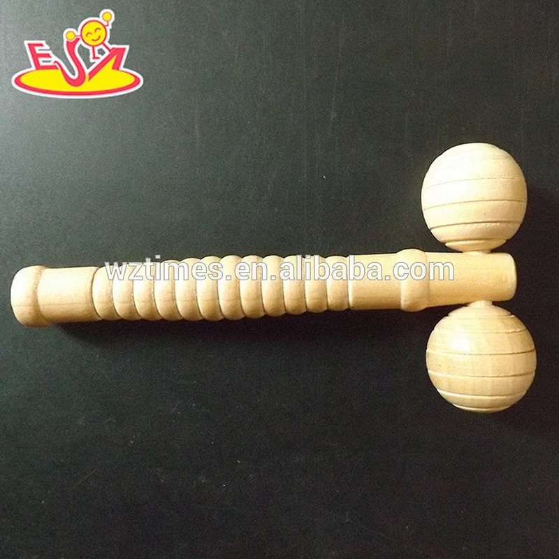 Wholesale houseware wooden massage stick used for adult physical exercise W02A100