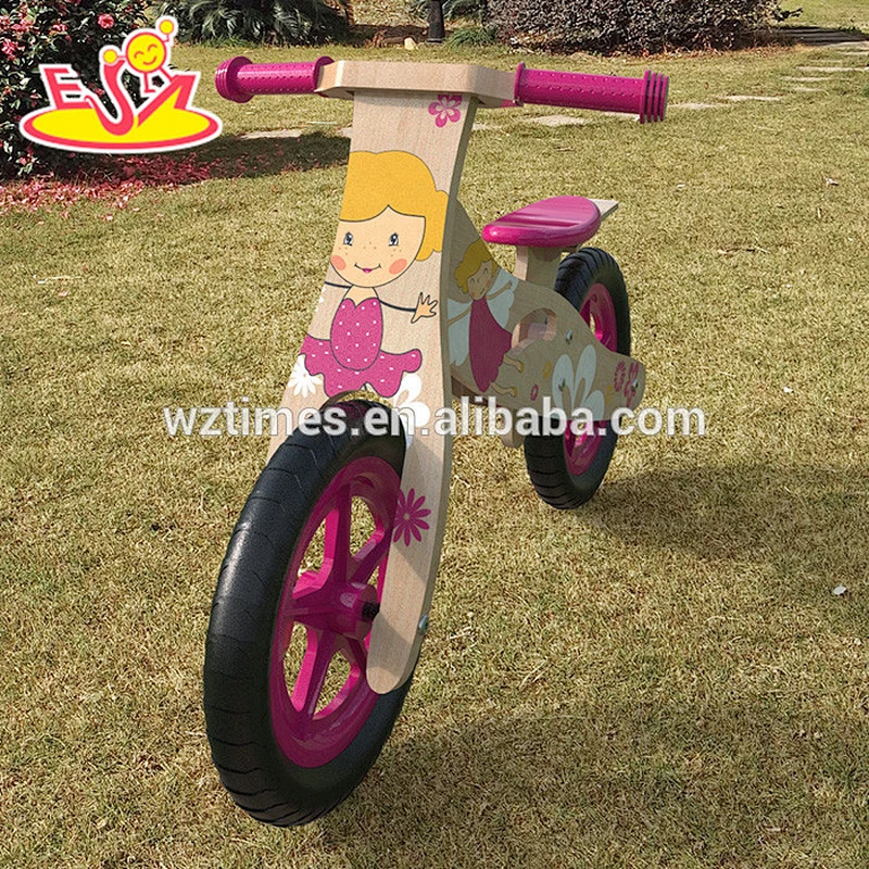 2018 Wholesale high quality children balance wooden no pedal bike W16C174