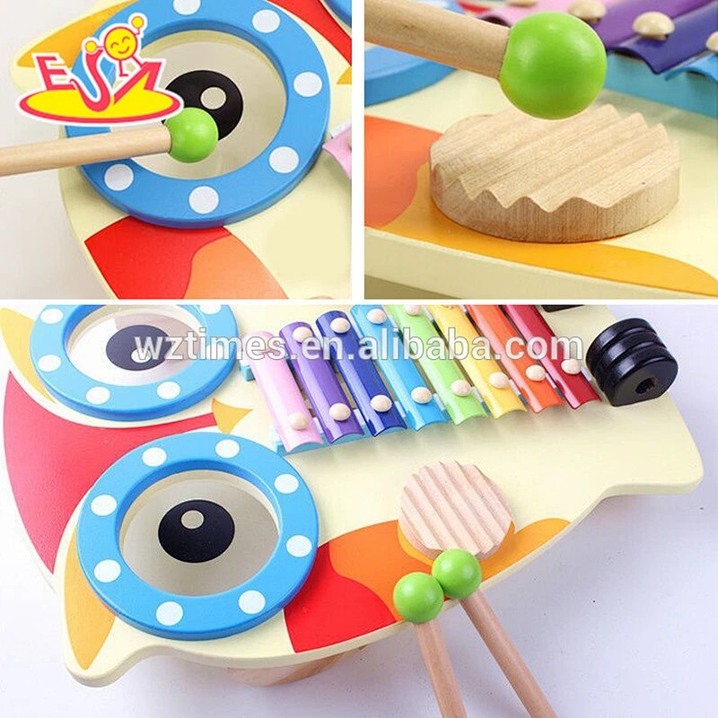 wholesale hot sale baby wooden musical keyboard new fashion children wooden musical keyboard W07A097