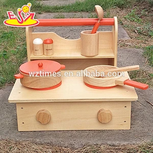 wholesale educational wooden toy kitchens for toddlers W10C193