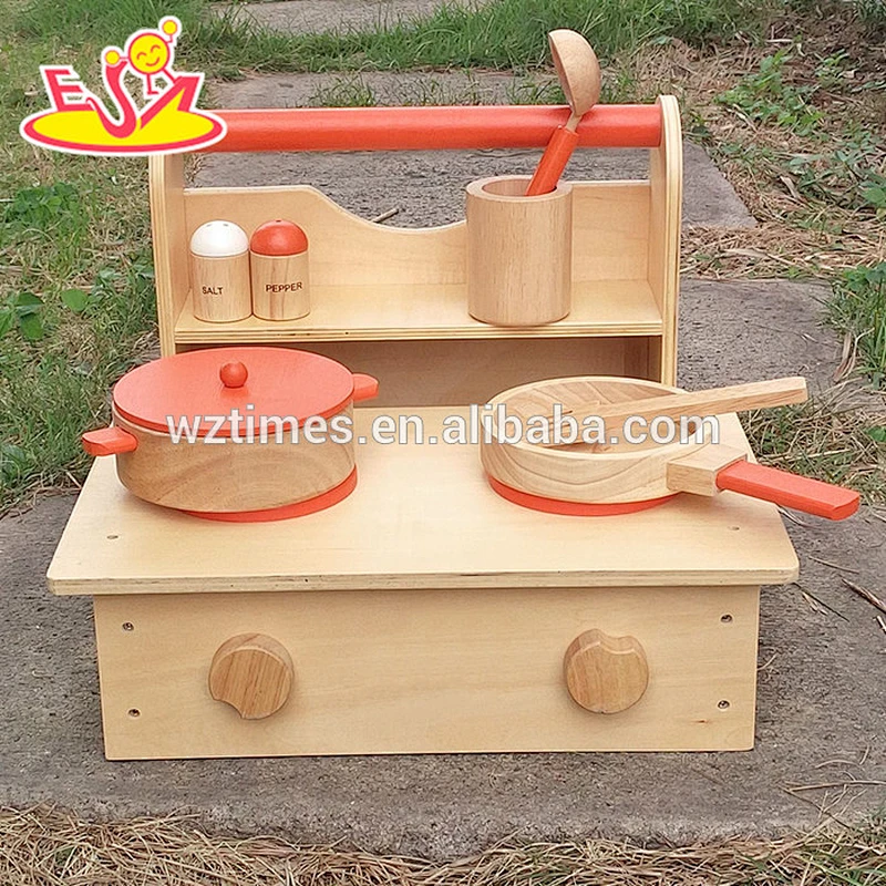wholesale educational wooden toy kitchens for toddlers W10C193