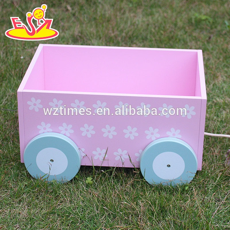wholesale children wooden toy storage box with high quality W08C134