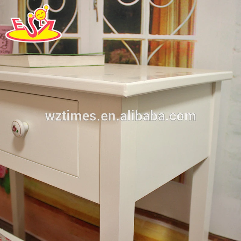 2018 New design wooden girls table and chairs, high quality room furniture wooden girls table and chairs W08G188