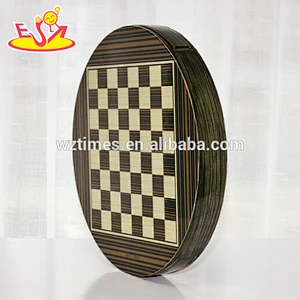 2017 Wholesale cheap kids wooden chess game best wooden chess game W11A054
