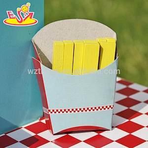 Top hottest children wooden pretend play grill with food W10D127