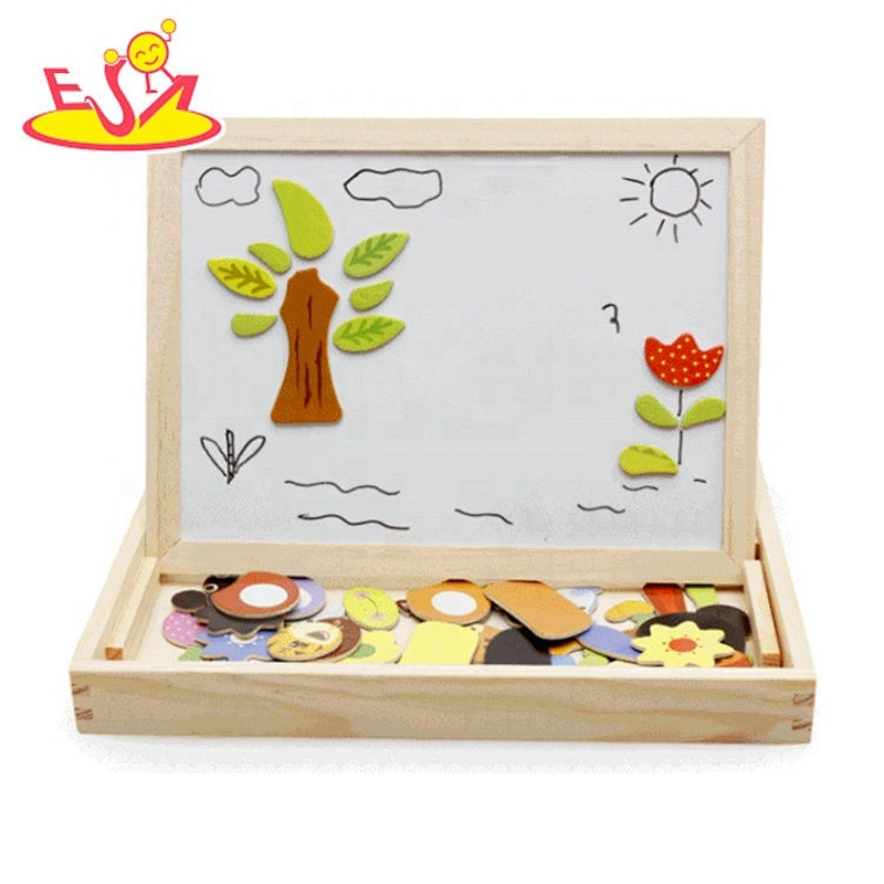 Top sale early learning wooden whiteboard for kids W12B134