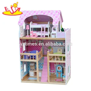 Beste Designmöbel Spielzeug aus Holz Puppenhaus spielen für Mädchen W06A163B