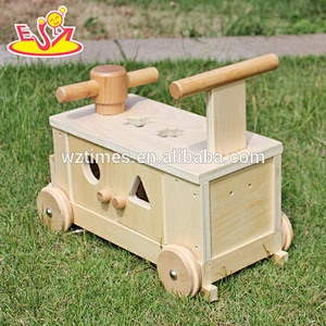Wholesale high quality wooden mini truck toy bring fun to children W04A303