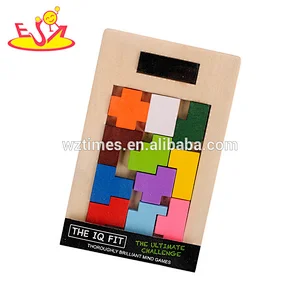 hottest sale baby colorful wooden blocks toy for wholesale W14A176