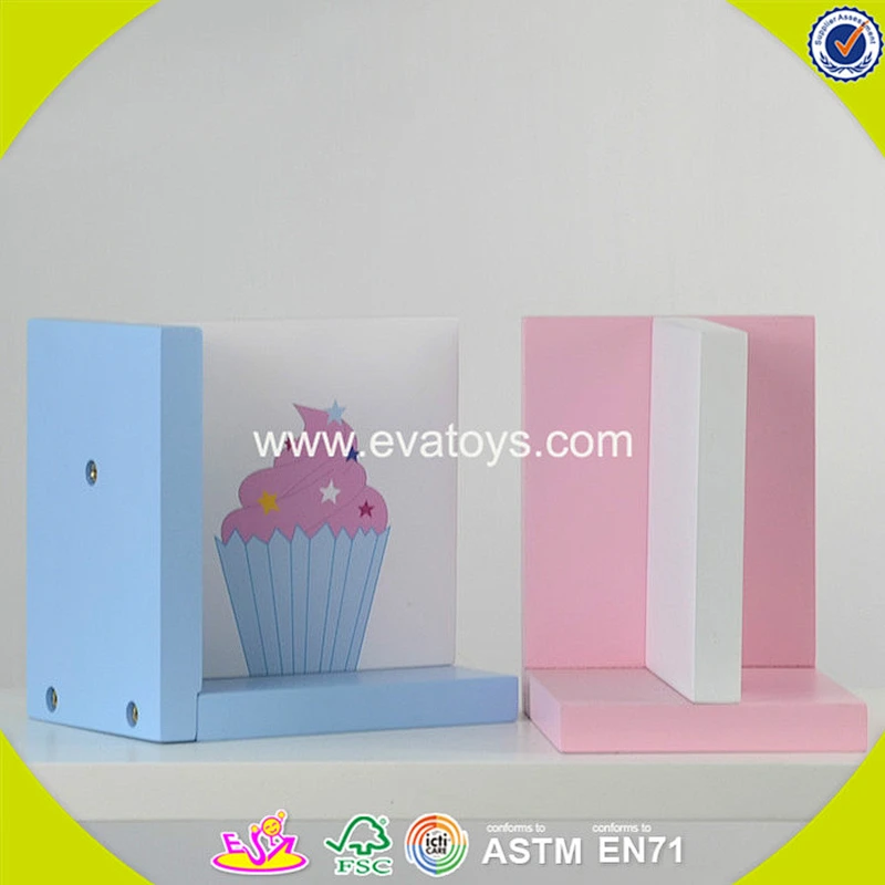 wholesale kids wooden bookend resin fashion children wooden bookend resin W08D057