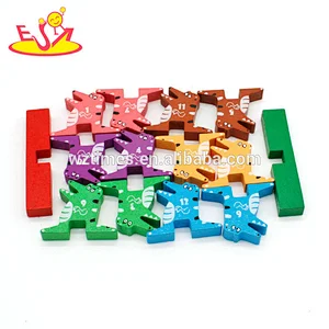 Wholesale unique style wooden splice animal toy for children W13A143