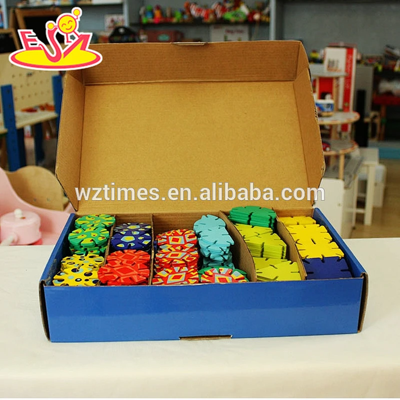 2018 wholesale baby wooden splicing toy educational kids wooden splicing toy top fashion children wooden splicing toy W03B055