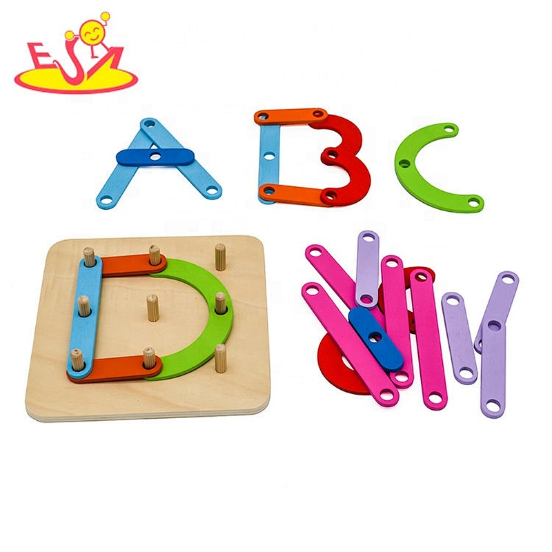 wholesale educational kids wooden DIY puzzle for sale W14B089