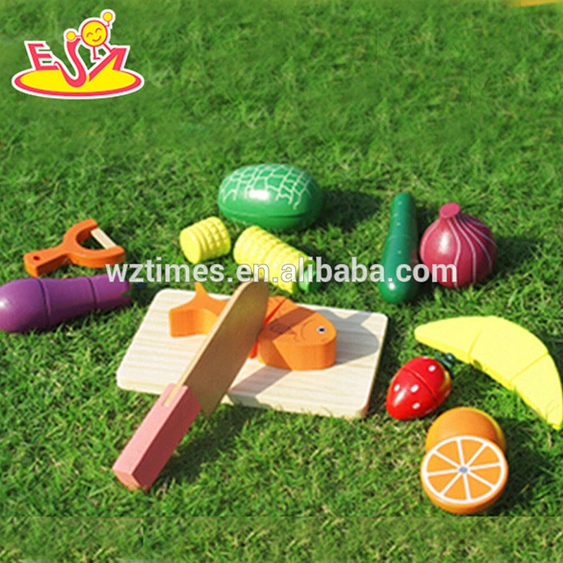 Pay Later pretend cutting wood fruit toy for children W10B156