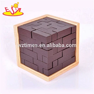 Wholesale lovely creative wooden chess board game toy for leisure W11A063