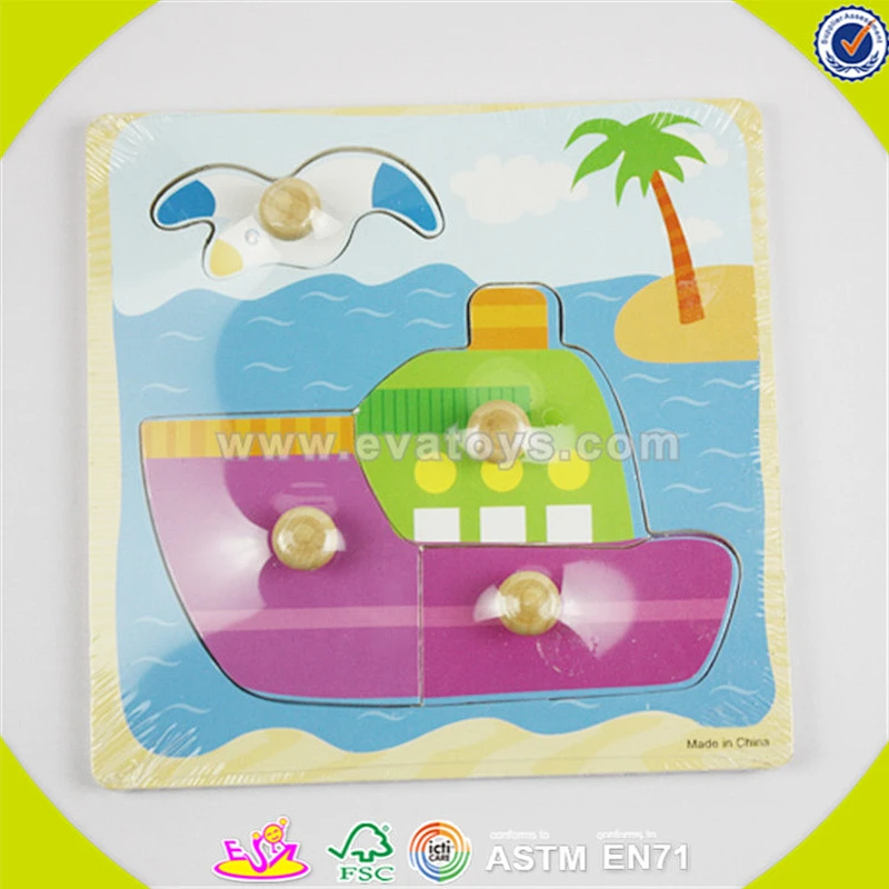 Wholesale top design children puzzle toy educational wooden children puzzle toy interesting wooden jigsaw W14A074