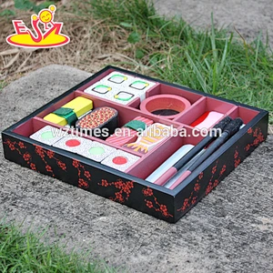 2018 New design pretend play wooden sushi toy for kids W10D133