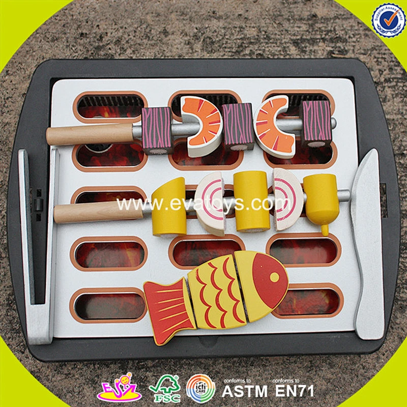 New design kids educational wooden BBQ toy children wooden BBQ toy W10D135