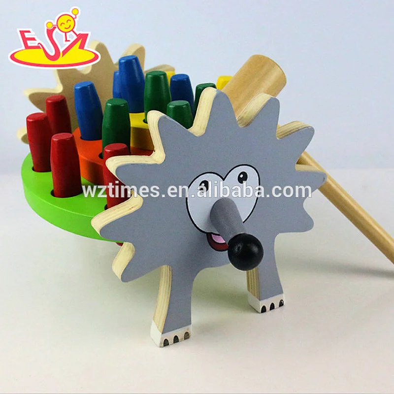 Hölzernes Tier der Großhandelsart und weise Spiel für Kinder W11G041