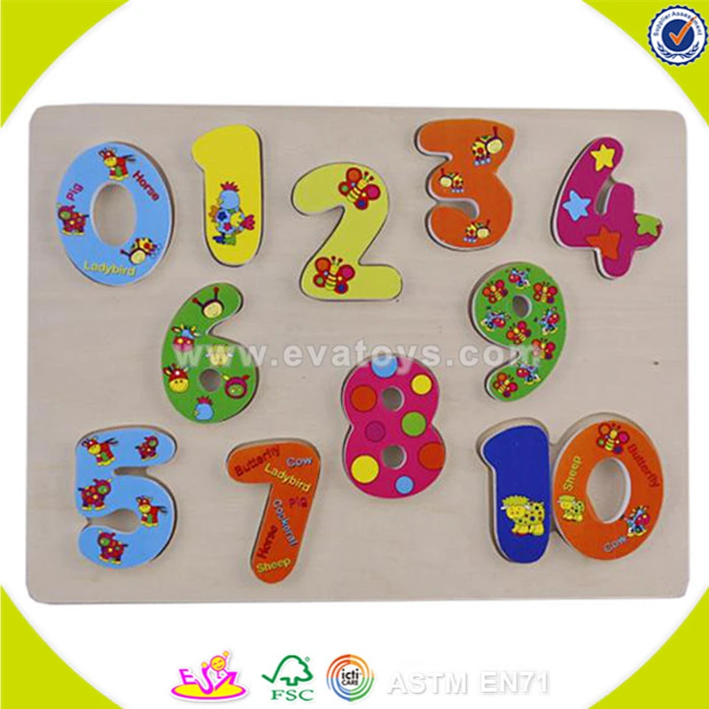 wholesale alphabet puzzle wooden educational toys for kids W14B048
