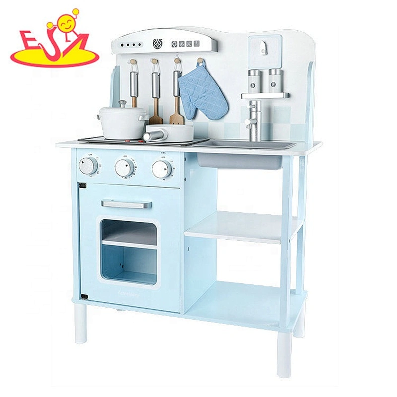 2019 New arrival children wooden pretend kitchen set for sale W10C472
