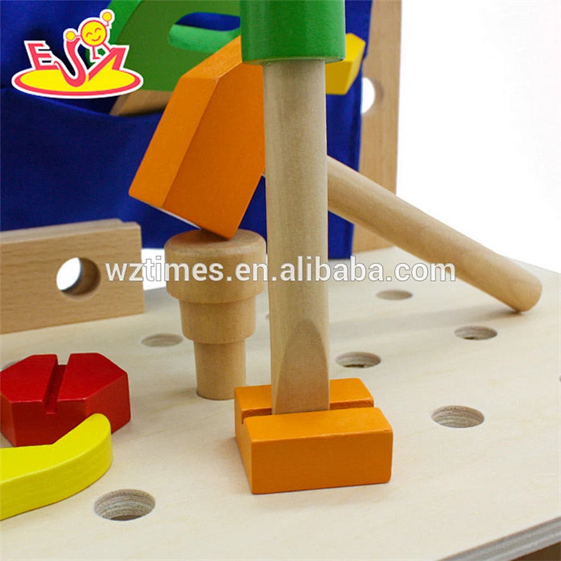 أفضل تصميم متعدد الوظائف خشبية للأطفال أداة مقاعد البدلاء بالجملة W03D033