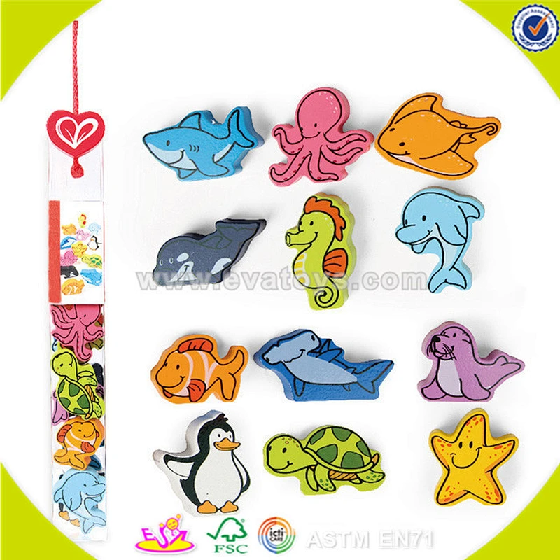 wholesale baby wooden animal block toy fashion kids wooden animal block toy children wooden animal block toy W13A072