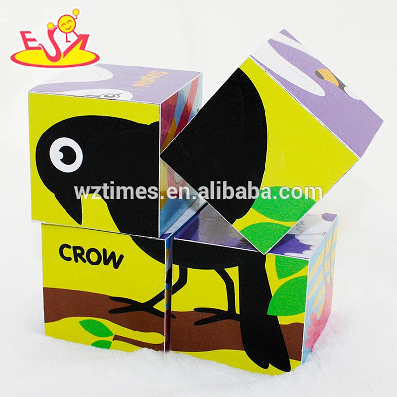 Hölzerne Puzzles 3d der preiswerten Kinder der Kinder für Bildung W14F049