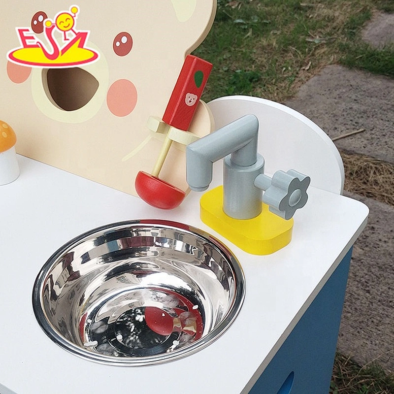 2018 wholesale wooden kids cooking set for pretend play W10C146