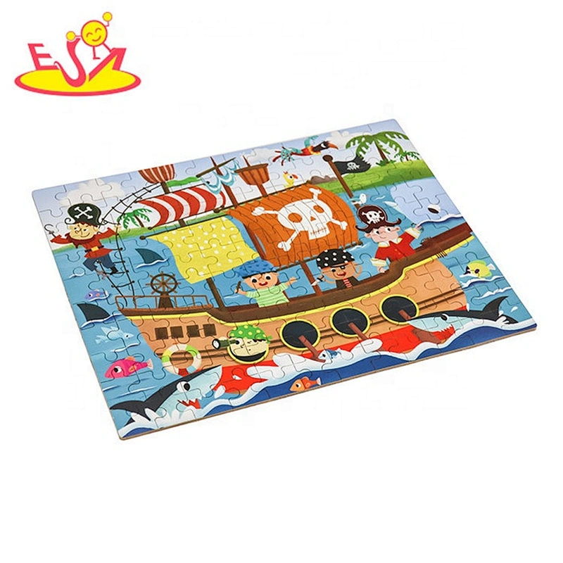 2019 Mosaic design kids wooden jigsaw puzzle games for wholesale W14N007
