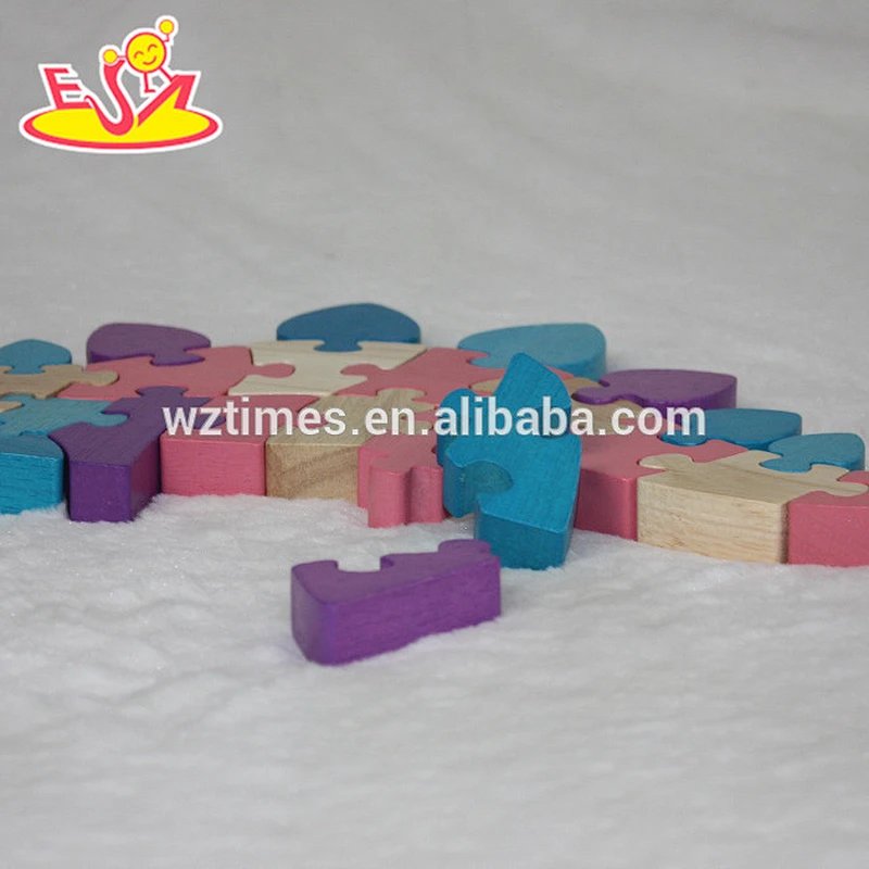 2018 wholesale baby wooden puzzle game kids mini wooden puzzle game children educational wooden puzzle game W14I033