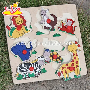 wholesale high quality kids wooden puzzle cheap wooden puzzle W14M087