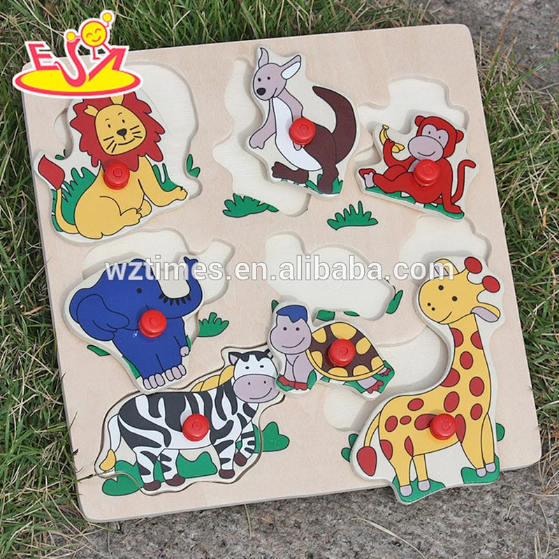 wholesale high quality kids wooden puzzle cheap wooden puzzle W14M087